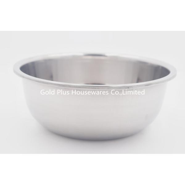 Dia 22cm 135g LFGB Stainless Steel Wash Bowl