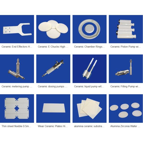 Размер Zirconia цвета высокой точности очищенности 95% белыми подгонянный керамическими изделиями