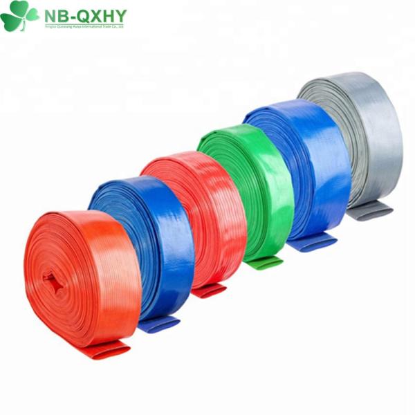 2019 High Pressure PVC Agriculture Irrigation Layflat Water Hose with Colorful Design