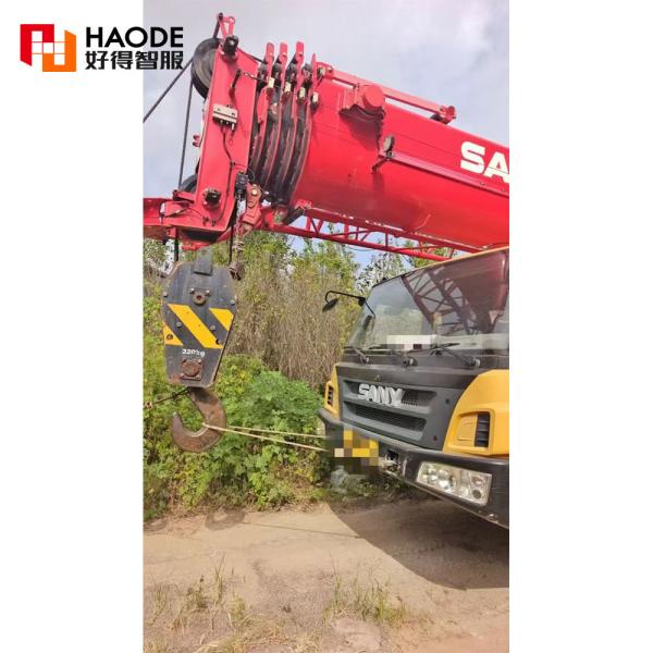 Система управления гидравлической Топ бренд использованный Sany 4 секции бумы 25 тонн грузоподъемности грузовик крана Stc250c5 на продажу