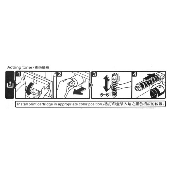 Toner Cartridge for Ricoh Aficio MP C4501 C5501 (841582 841452)