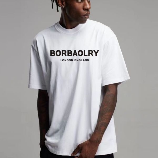 220 Gsm Cotton T Shirt High Quality Drop Shoulder Oversized T-shirt Wholesale Custom Tshirts for Men