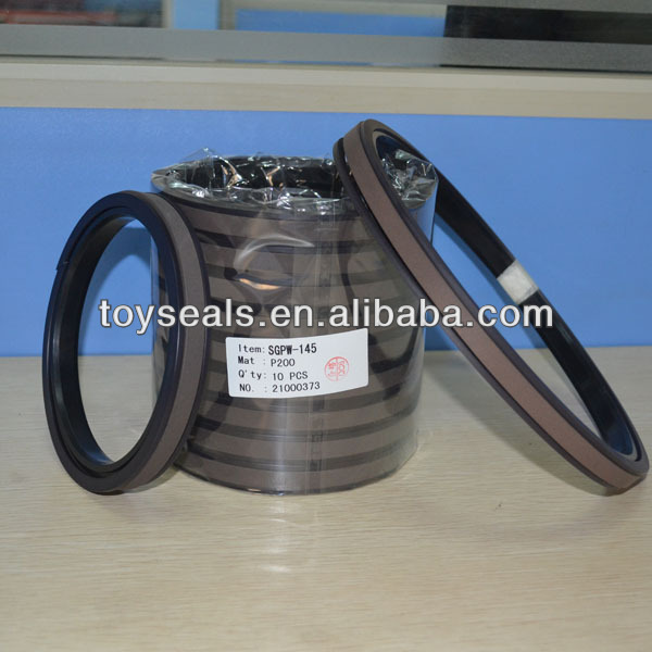 Wear Resistance Hydraulic Piston Seals 65mm Anti Extrusion OEM