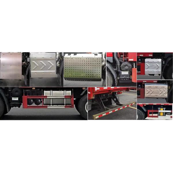 Dongfeng Liuqi 8.5M Three Axle 3 Seater Rear Wheel Drive Dump Truck Manual Transmission