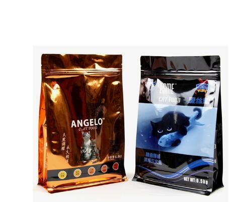 Laminated Material Flexible Packaging Side Gusset Custom Printed Animal Tortoise Feed Bag