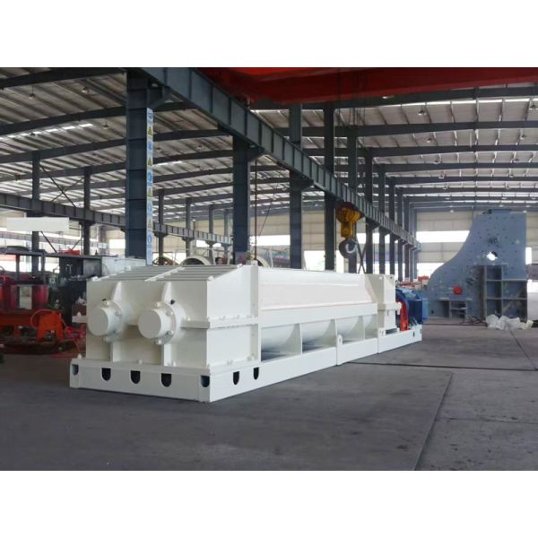 Clay brick making plant mixing equipment capacity 120 tons per hour double shaft extruding mixer from BBT