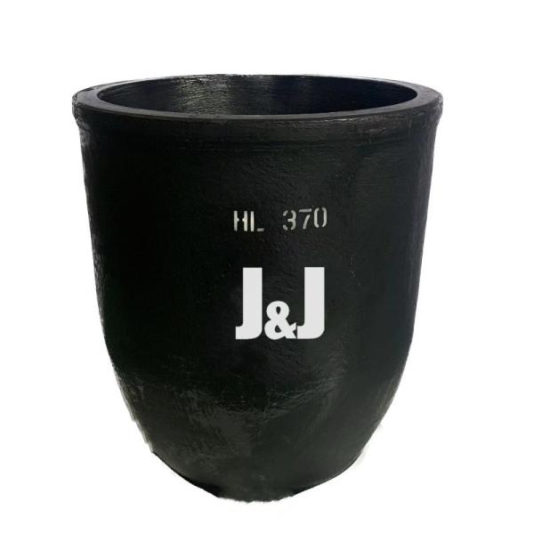 Round Silicon Carbide Graphite Crucible For Melting Aluminum Oxidation Resistant
