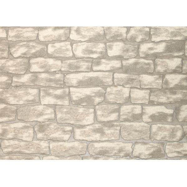 0.53*10m Mould Proof 3D Brick Effect Wall Coverings For TV Background , Stone Pattern