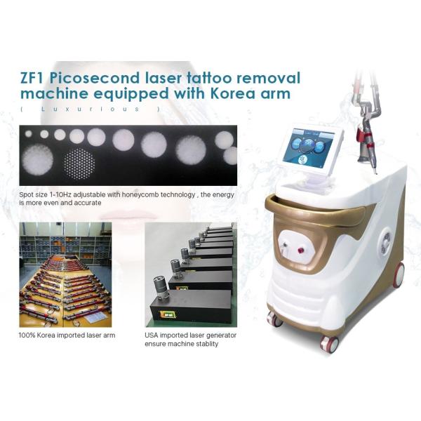 13 Language Picosecond Nd Yag Laser Tattoo Removal Equipment FDA Certificate