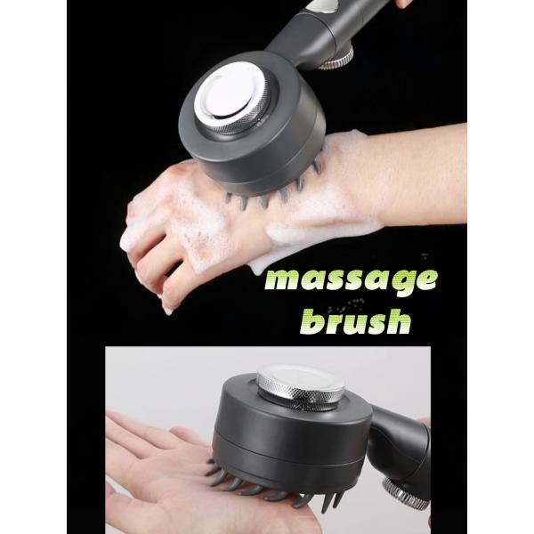 Modern Design ABS Plastic Shower Head with Rainfall and Removable Handheld Function