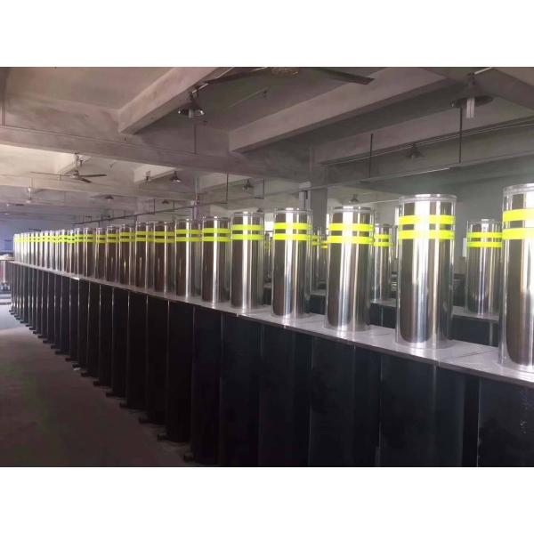 Segurança rodoviária retrátil de aumentação hidráulica de aço inoxidável 220V do tráfego dos postes de amarração SS304