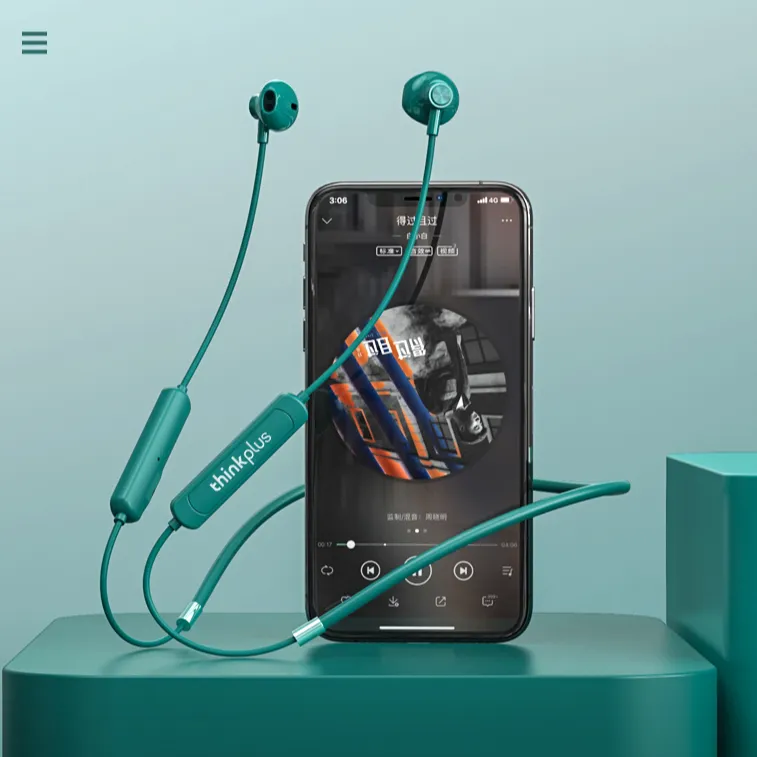 Lenovo HE05X Neckband Bluetooth Earphone Wireless Compatible