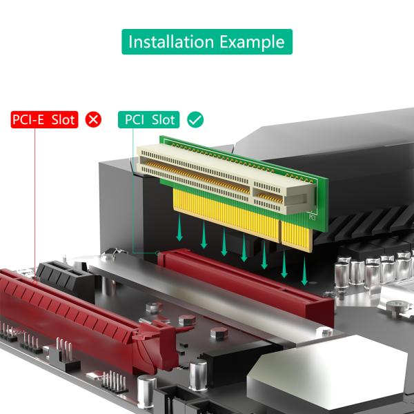 Tarjeta de aumento de 32 bits de 120 pin PCI 95x30x20 mm para escritorio