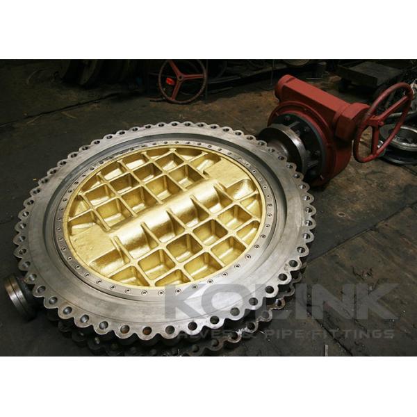 Triple Offset Bronze C95500 Butterfly Valve Wafer Flanged
