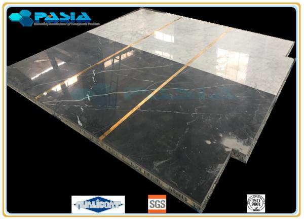 Water Jet Cut / Jointed Pattern Marble Honeycomb Stone Panels Mosaic Tile