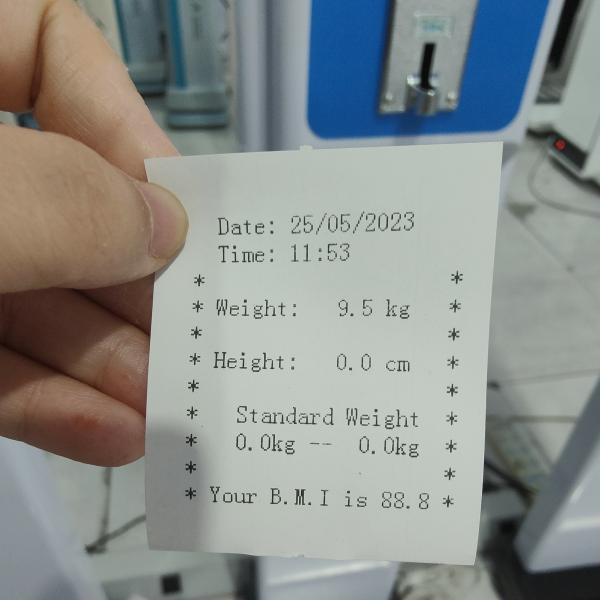 Customized Support CE ISO9001 Certified Medical Hospital Coin Operated Height Weight BMI Scale