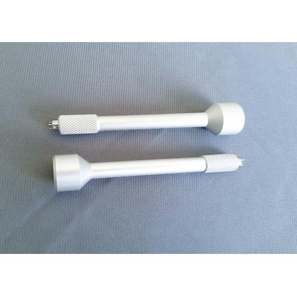 Silver CNC Machining Metal Parts , Polishing Electronic Spare Parts