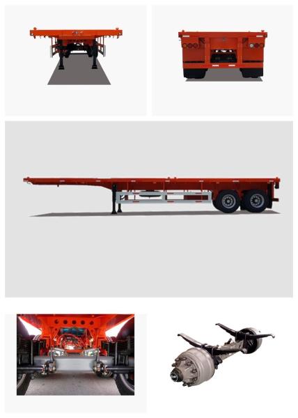 Semi-remorque à plat polyvalente et fiable pour un transport efficace de marchandises