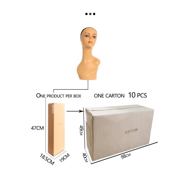 Pq-13 Female Standing Wig Training Mannequin Contemporary Makeup For Hat Display