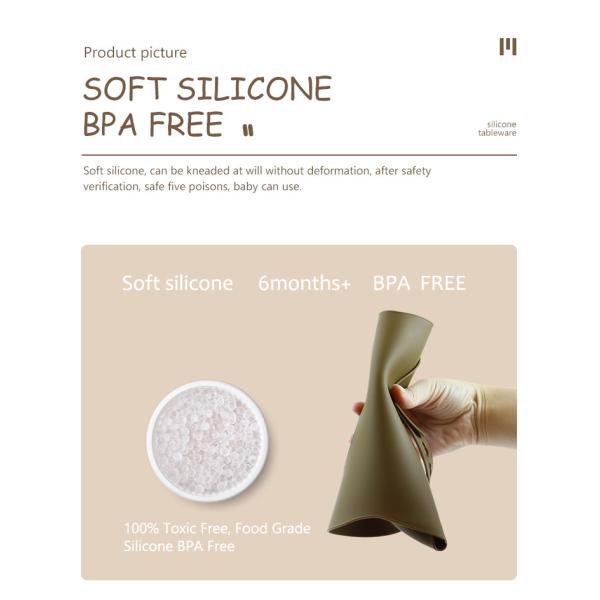 Bibs силикона Newborn младенца милые с материалом Eco уловителя мякиша дружелюбным