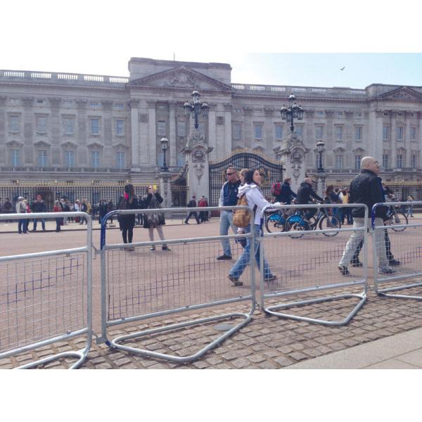50 x Police Crowd Barrier / Met Barrier Metal Barrier