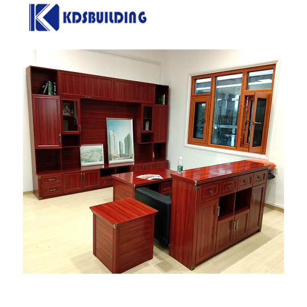 KDSСтроительство мебели Красная столовая и Китай установить современный дизайн кабинета для столовой