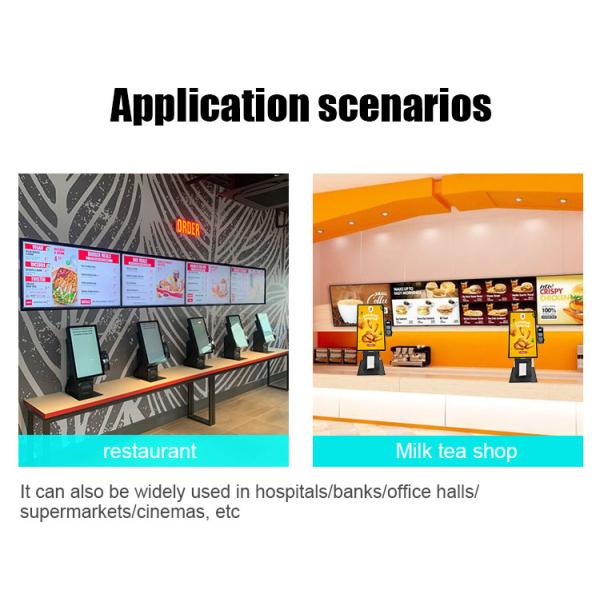 Киоск экрана касания Cashless 15,6 дюйма полный HD 1080P с принтером получения