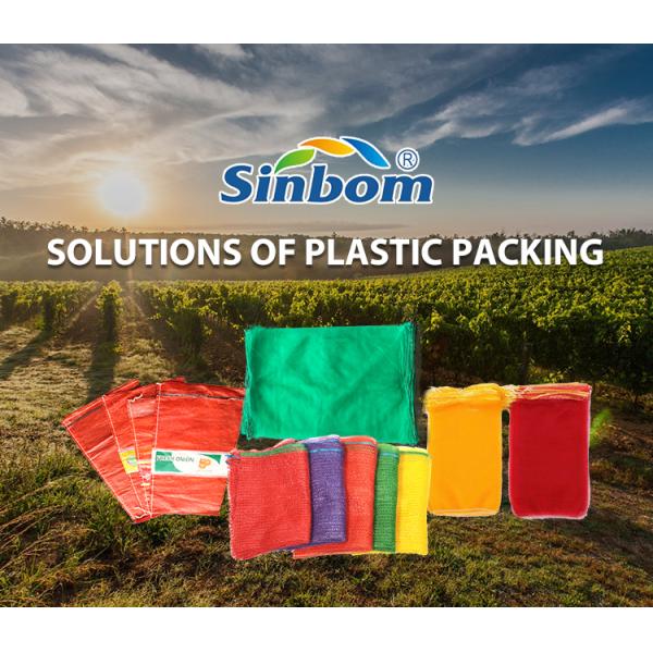 Packaging Solution Purple Polyethylene Raschel/Leno Mesh Bag for Potatoes and Vegetables
