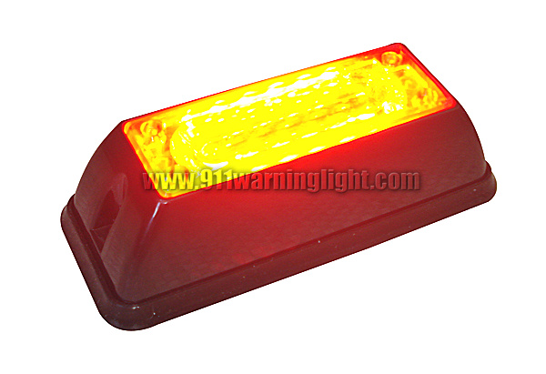 (VS-718) LED Caution light, 6 X 1W LEDs, 12VDC, Waterproof, 18 flash patterns