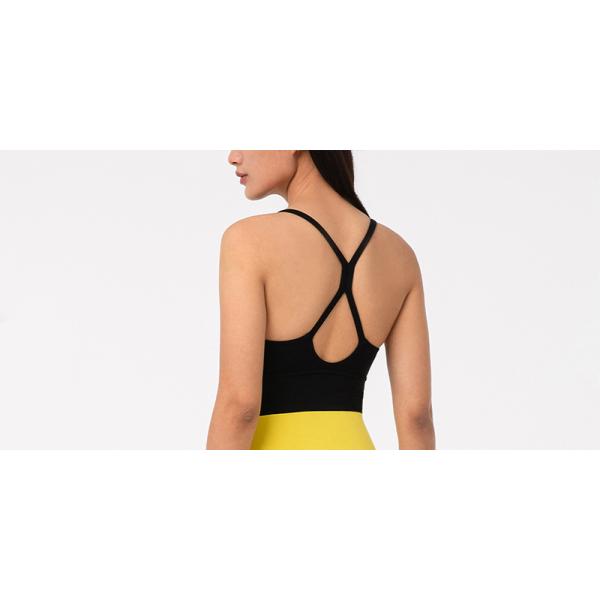 9 Colors Nude Yoga Womens Sports Bra Sexy Nylon Sweat Wicking Water Drop Back