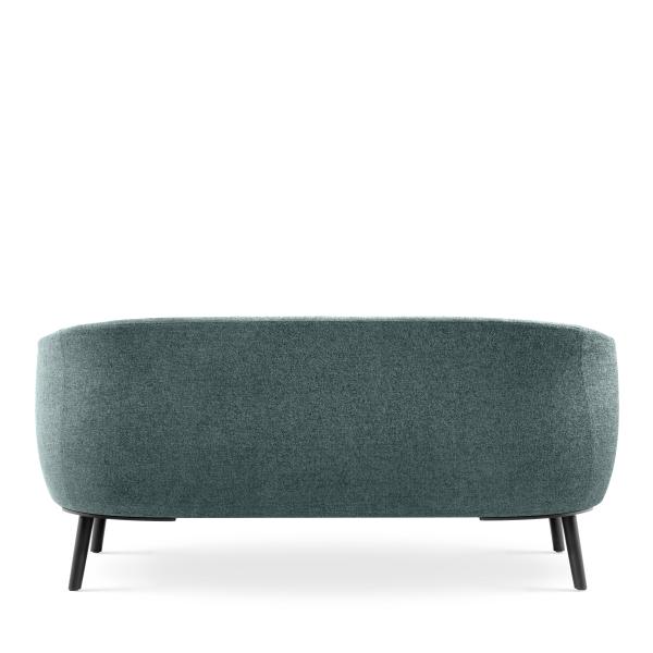 Plush Modern Office Couch , Bouncy Fabric Waiting Area Sofa For Small Spaces