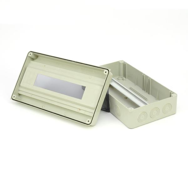 HT 18 Way IP65 Waterproof Outdoor Electrical Enclosure Plastic Distribution Solar PV Combiner Box