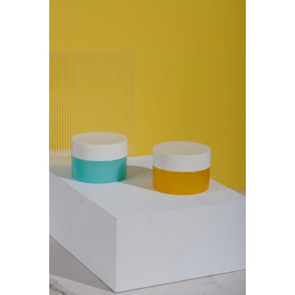 Свежий опарник 100ml маски глаза сливк стороны стиля пластиковый косметический с белой крышкой