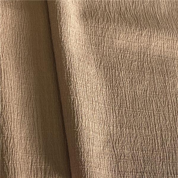 170D Poly Vêtement féminin Tissu d'étirement mécanique Jacquard Slub Texturation de lin imitée