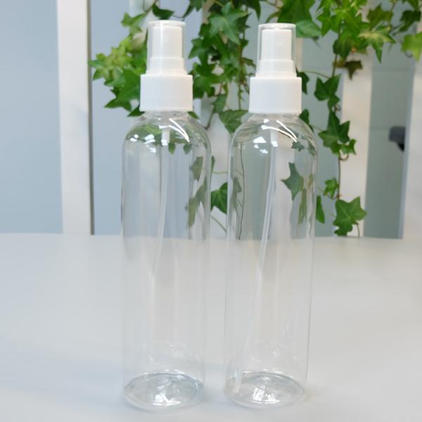 JL-PET2303 Plastic PET 24/410 Clear Pump Bottles 300ml Tall