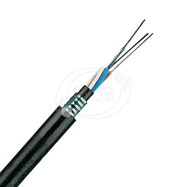 Waterproof Single Mode Fiber Cable , PE Jacket 24 Pair Fiber Optic Cable