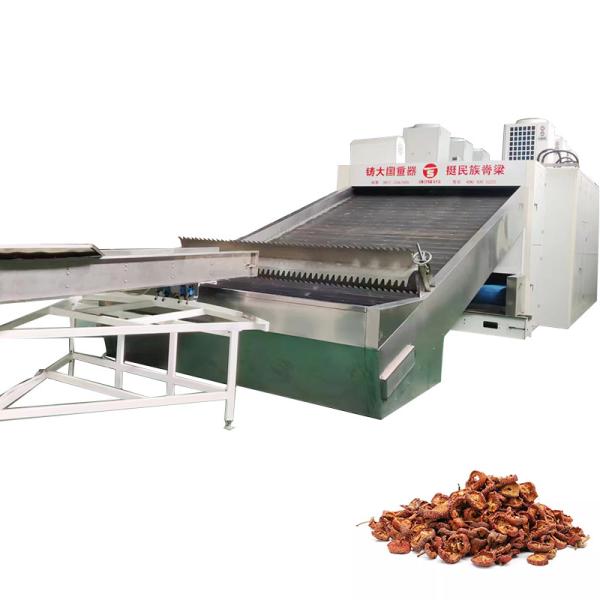 Delicate Products Belt Chili Dryer Machine With Low Temperature Drying Capability