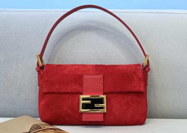 Classic Single Strap Shoulder Bag Pure Color Underarm Bag Baguette Bag