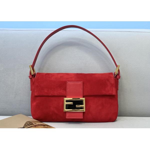 Classic Single Strap Shoulder Bag Pure Color Underarm Bag Baguette Bag