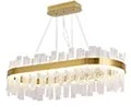 Handmade Cracked Glass And Crystal Pendant Lighting Modern Chandelier Lights ODM ISO9001