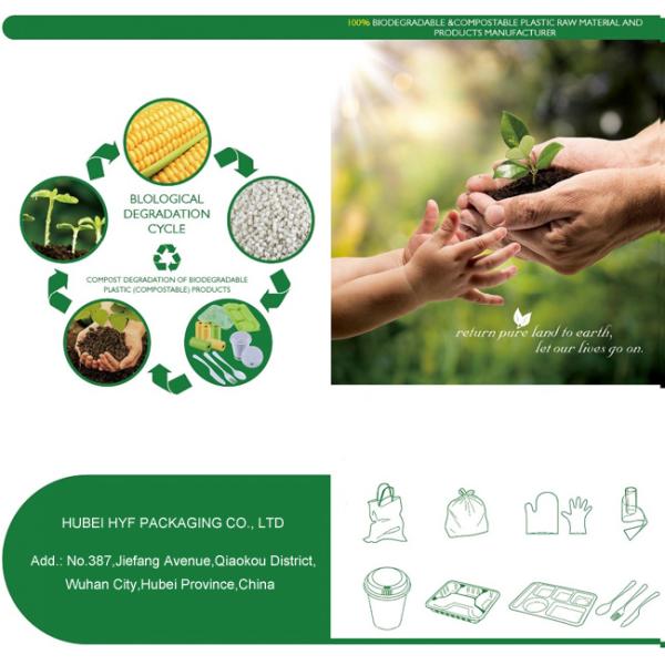 Прозрачный фильм PLA 45mic для упаковки еды не токсической