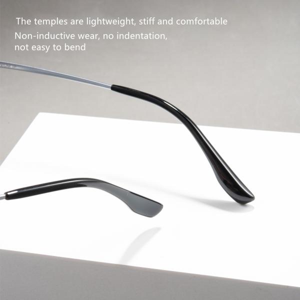 Магнитная чистая титановая алюминиевая оптическая рама универсальная рама