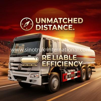 High Efficiency 16-20CBM Oil Tank Truck 6X4 LHD Euro2 290HP Gas Tanker Truck