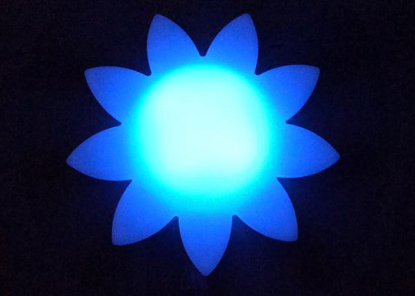 Custom Flower Shaped LED Decorative Table Lamps / Ceiling And Wall Decoration Lights