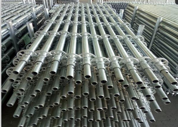 Hot Dipped Galvanized Ringlock Scaffolding System 1.8mm-4.0mm Thickness
