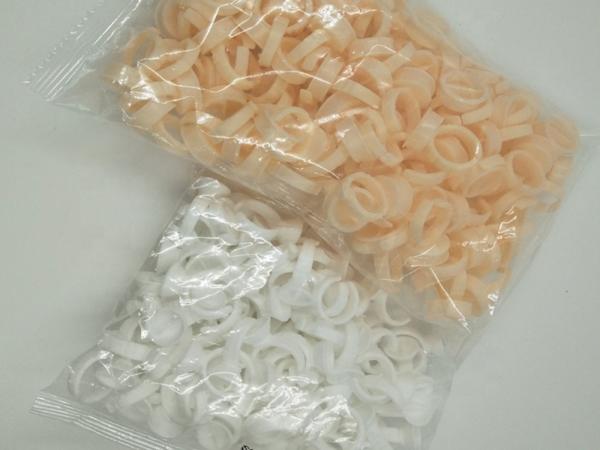 Material plástico de Ring Cups Soft Silicone And do pigmento descartável da tatuagem dos acessórios de Microblading