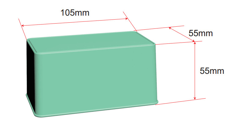 FDA BV Embossed Rectangular Cigarette Tin Box With Logo Customized