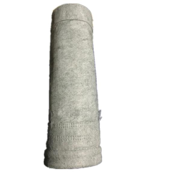 Мешок для пыли из игольчатого войлока из полиэфирного волокна Промышленный мешок для воздушного фильтра 550 г / м2 Пылезащитные мешочные фильтры