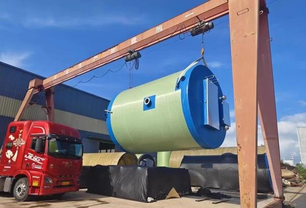 Prefabricated Submersible Pumping Station For Water Control And Sewage Treatment