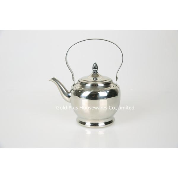 20cm Durable stainless steel water fast boiling kettle  silver color kitchen tea kettle double wall hotel water kettle